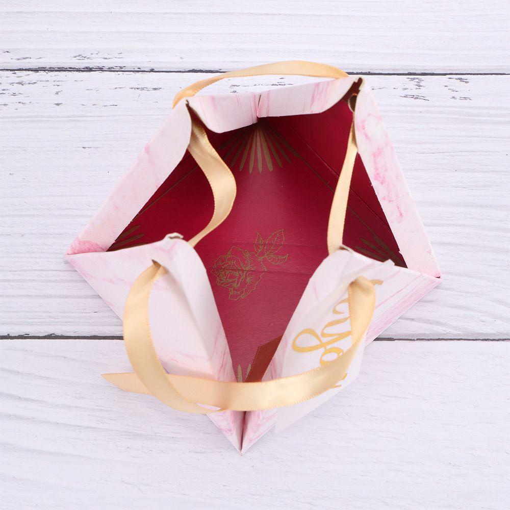 Hộp Giấy Đựng Kẹo Sô Cô La Màu Đỏ