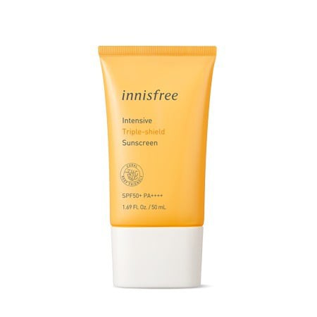 (GIÁ BẢN SỈ) Kem chống nắng Innisfree Vàng SPF50 + tặng mặt nạ dưỡng da