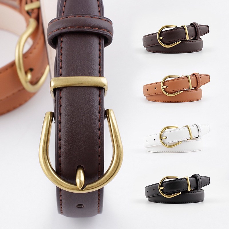 Khóa Thắt Lưng Kim Loại Màu Vàng Kim Cổ Điển Thời Trang Giải Trí Cho Nữ