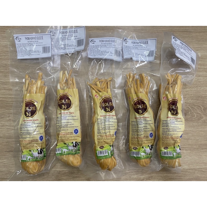 Phô mai sợi xông khói Solse Dê 100g