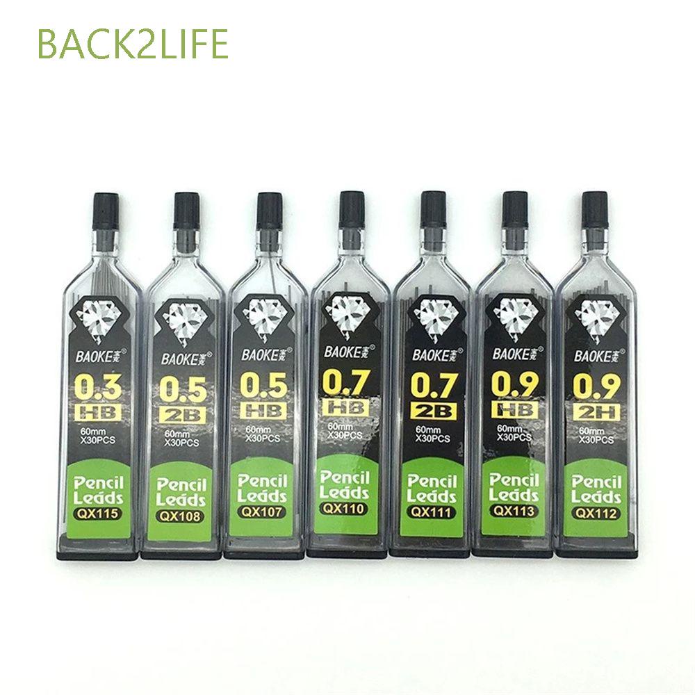 2 ruột bút chì bấm ngòi 0.3mm 0.5mm 0.7mm 0.9mm