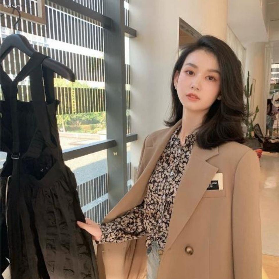 Áo khoác vest dáng rộng kiểu Hàn Quốc thời trang hè 2020 thanh lịch cho nữ
