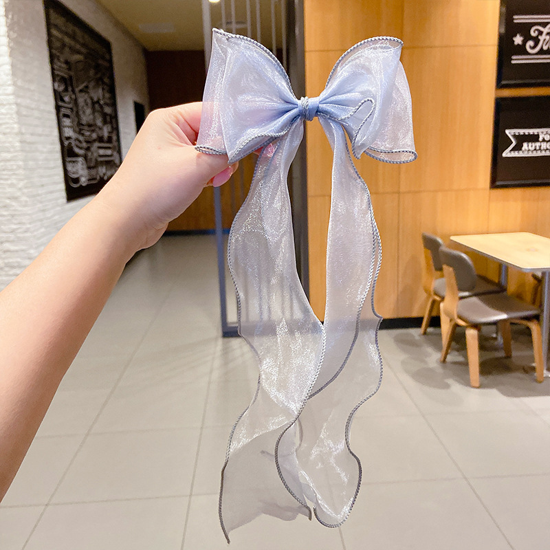 Kẹp Tóc Nơ Thả Dài Dịu Dàng Dễ Thương J20121801