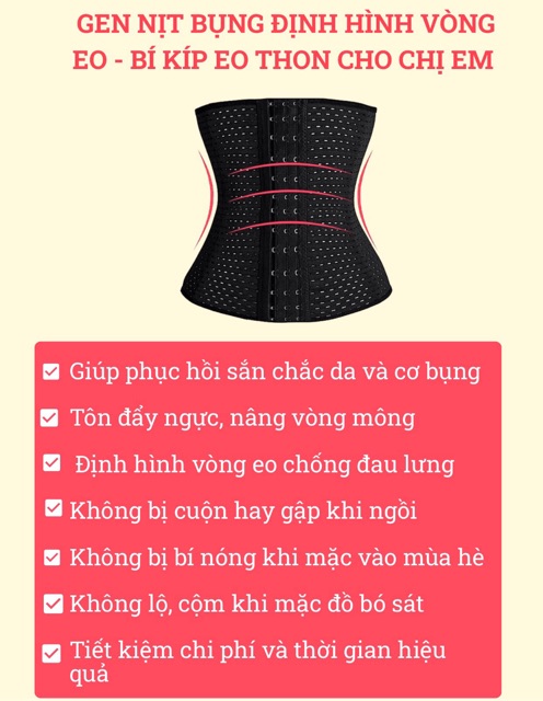 Gen Siết eo Thông hơi Chống cuộn , Đai nịt bụng nova giảm eo Sau sinh