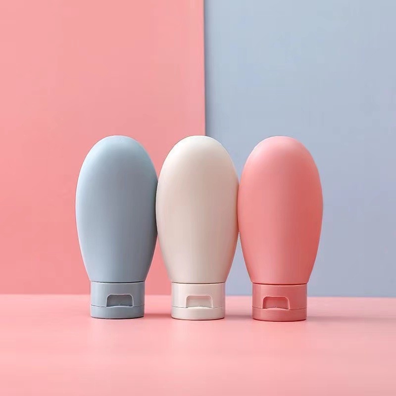 Set 3 Lọ Chiết Mỹ Phẩm, Dầu Gội, Sữa Tắm Mang Đi Du Lịch Kèm Túi Zip Tiện Lợi