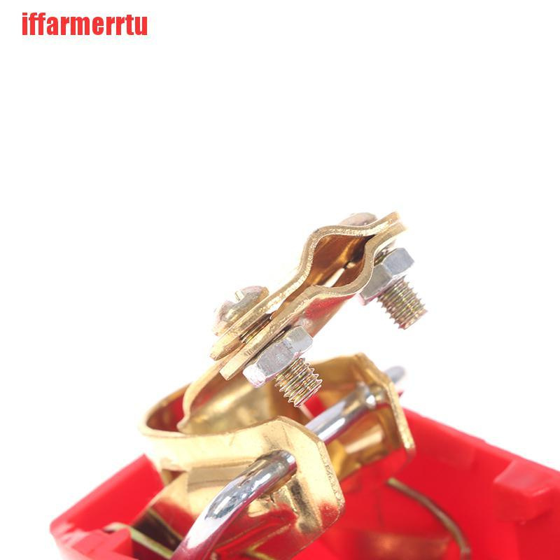 {iffarmerrtu}1*Pair 12V Quick Release Battery Terminals Clamps for Car Boat Motorcycle HZQ