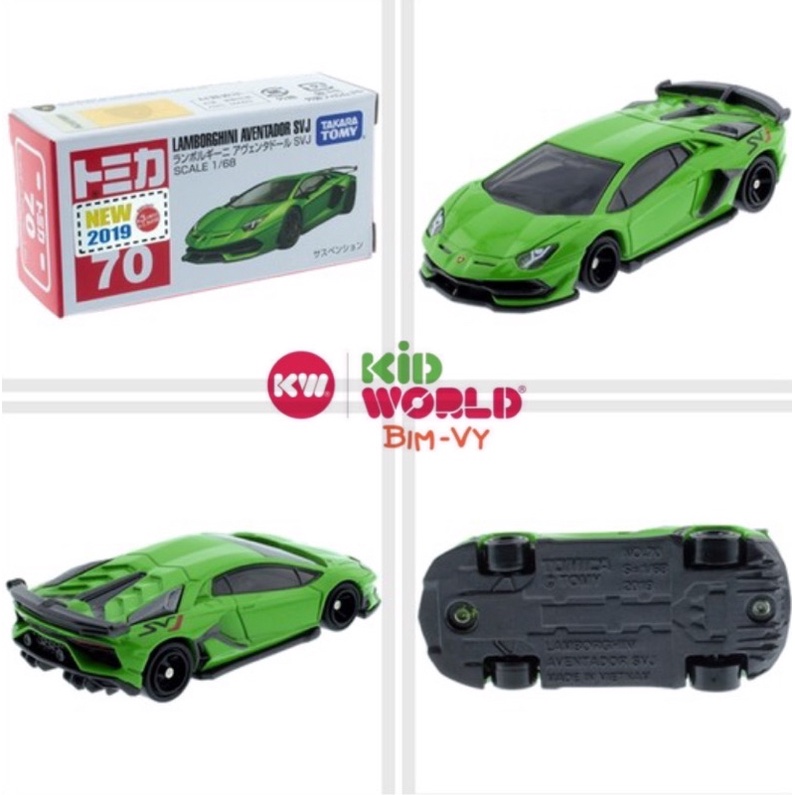 Xe mô hình Tomica Box Lambor Aventador SVJ. MS: 415. Tỷ lệ 1:68.