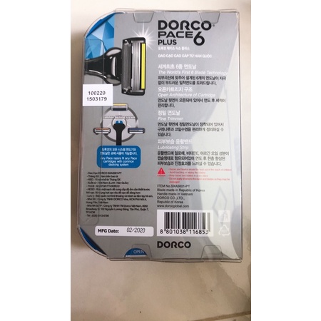 Dao cạo Dorco Pace 6 Plus SXA5040-B