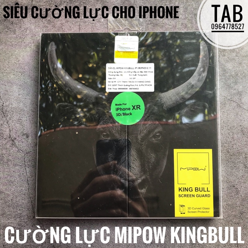 Cường Lực MiPow Kingbull 3D Glass Screen Protector Chính Hãng