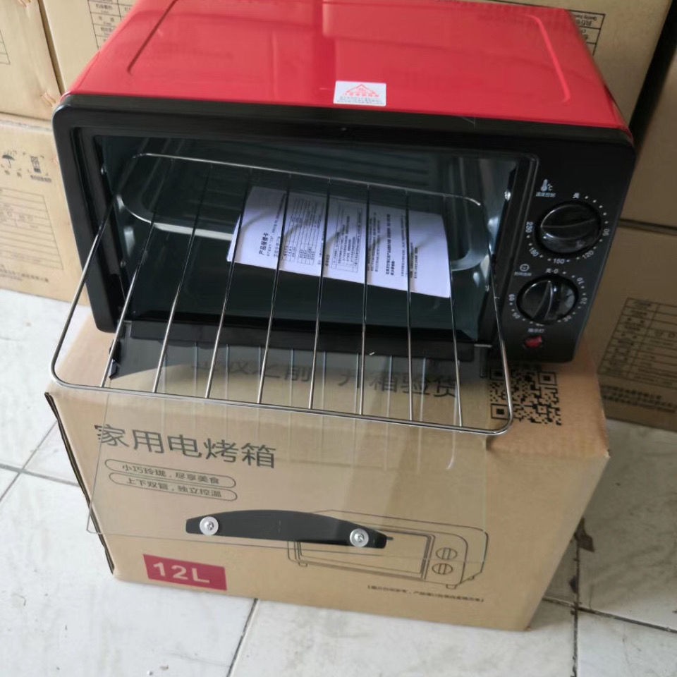 Red New Fei 12L Electric Oven Home Lò nướng điện đa chức năng