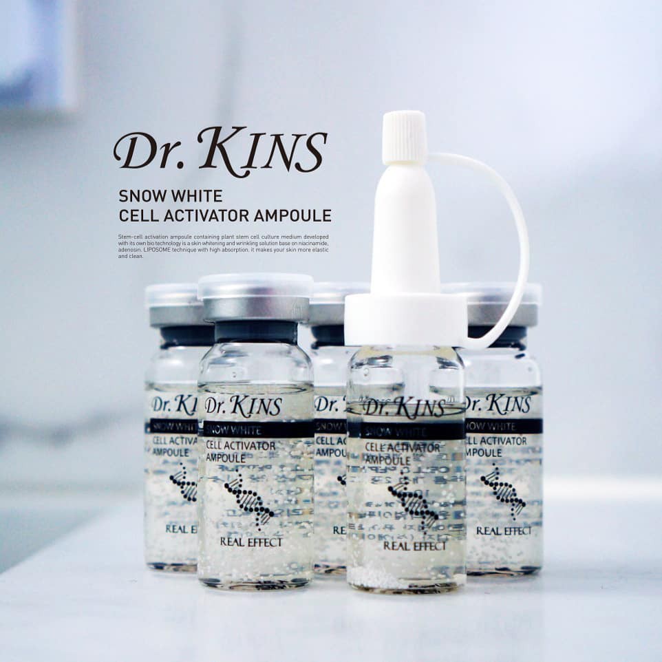 Tế Bào Gốc Dr.Kins Snow White Cell Activator Ampoule 10ml x 5 pcs