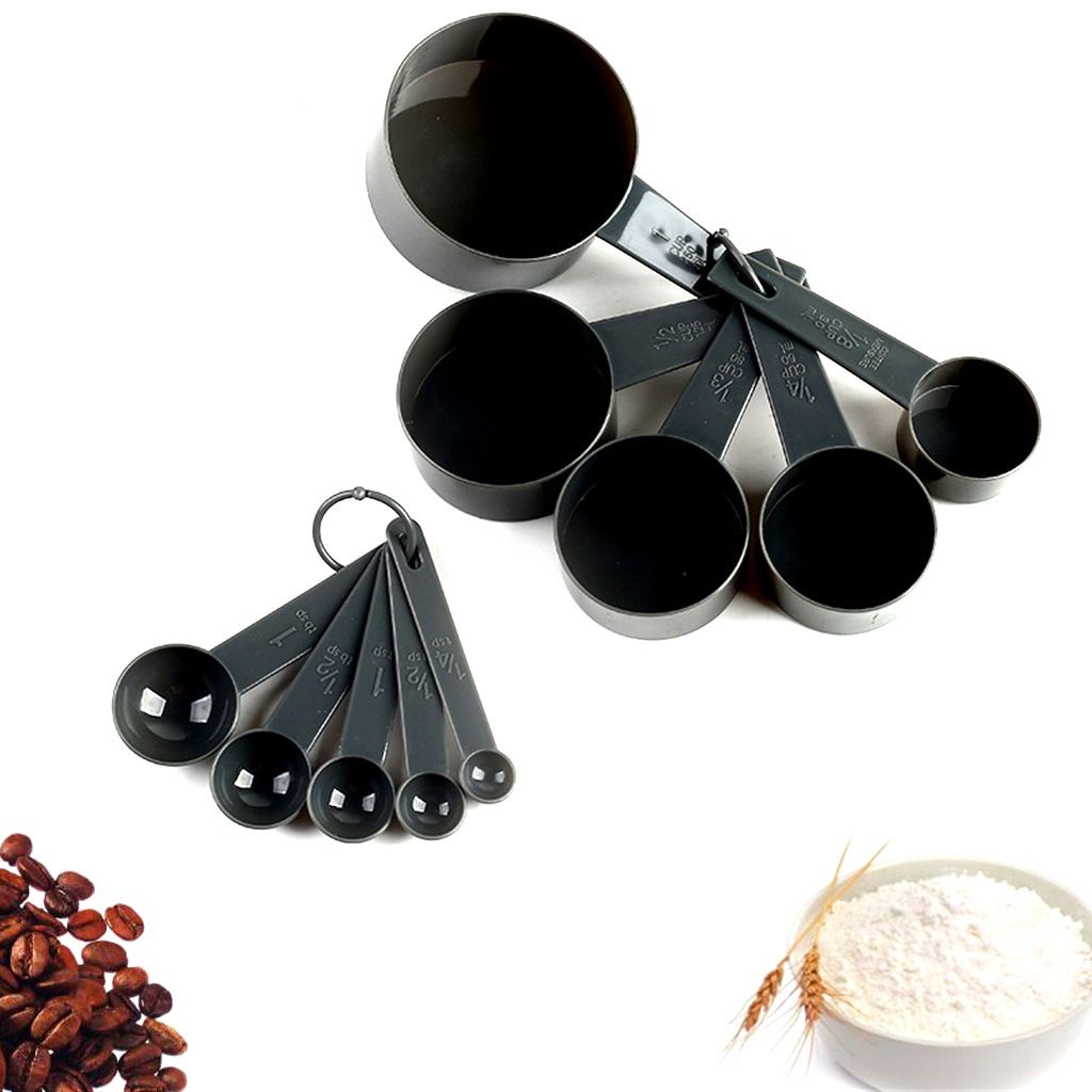 Set 10 muỗng đo lường làm bánh bằng PP DIY tiện dụng