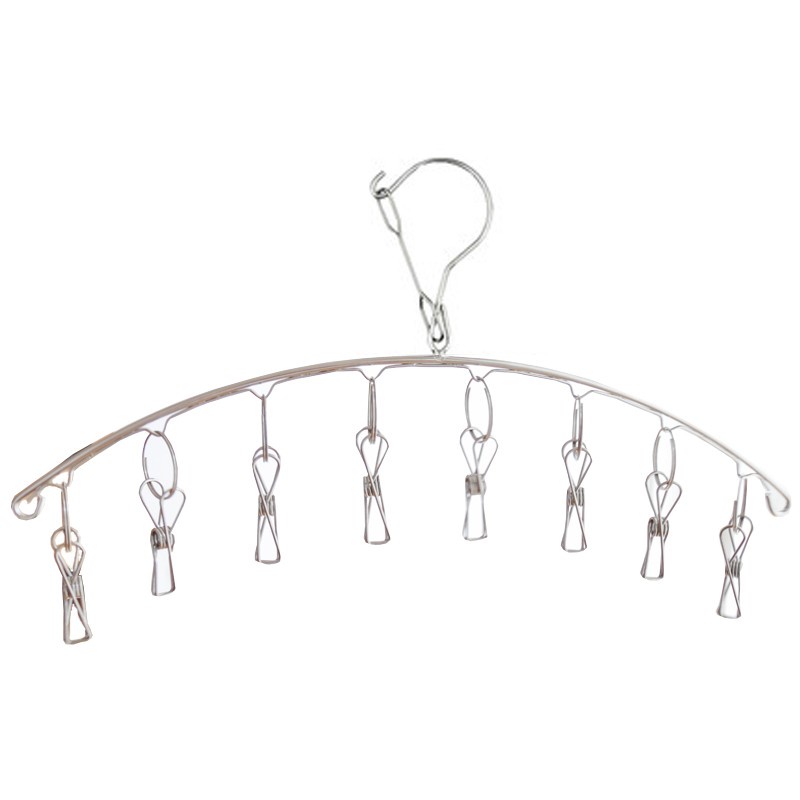 Kẹp Inox treo quần áo em bé, khăn tay, tất vớ, đồ lót chống rơi ngoài gió 10 kẹp MAo1