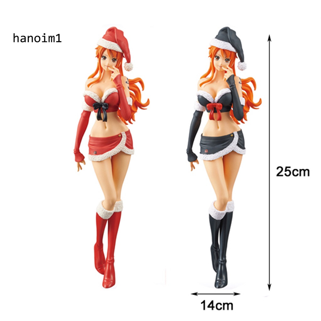 Mô Hình Nhân Vật Nami Trong Anime Tư Thế Ngồi Gợi Cảm Trang Trí Giáng Sinh