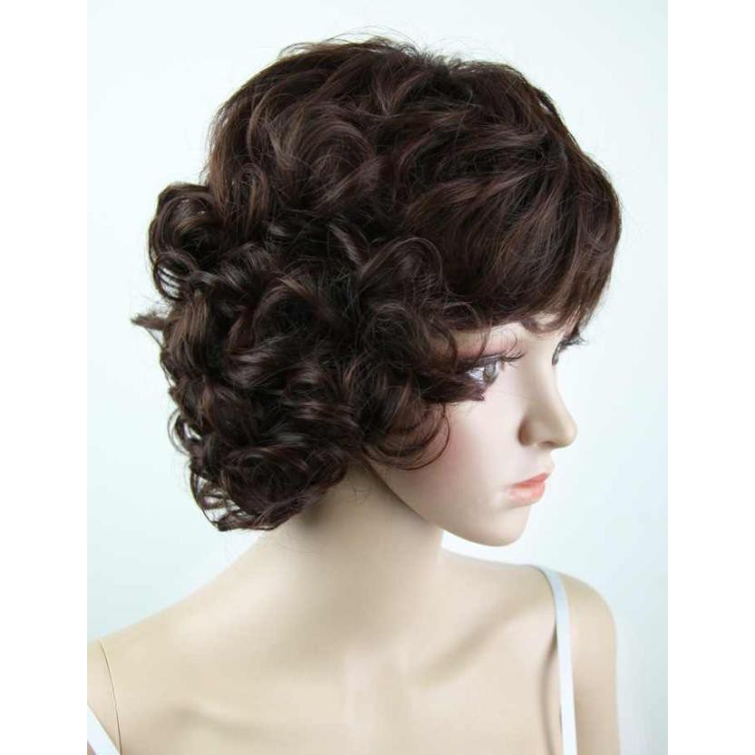 Tóc giả nữ trung niên 9013 😍FREESHIP😍 Tóc giả trung niên xoăn, tóc trung niên, tặng lưới chụp