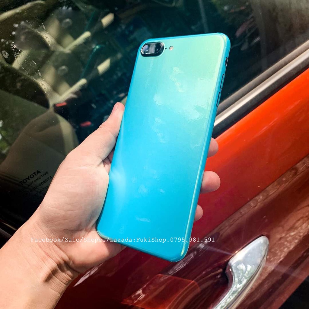 Tấm Dán Skin mặt sau Magic Coral Ocean Blue FULL VIỀN Cho 5 6 7 8 6plus 7plus 8plus X XS XR XSMAX 11 PRO MAX