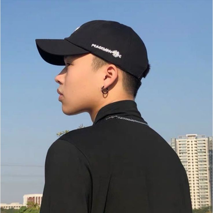 Mũ Lưỡi Trai Unisex Nhiều Màu Thêu Hoa Cúc G-Dragon Phong Cách Ullzzang Hàn Quốc MU2