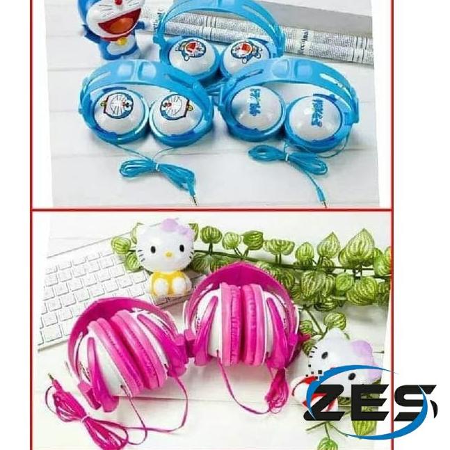 Tai Nghe Pvqh-1 Hình Hello Kitty, Doraemon