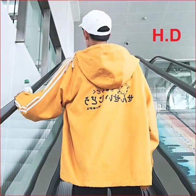 Áo khoác dù mèo sọc tay | BigBuy360 - bigbuy360.vn