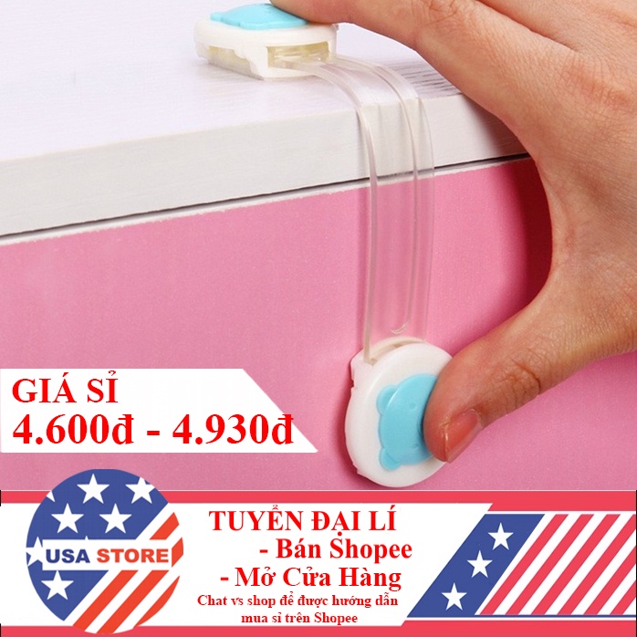 (Video Review) Dây Khóa Đai Nẹp Gài Cạnh Tủ, Cạnh Bàn, Tủ Lạnh, Ngăn Kéo Cửa - Chống Trẻ Em Mở Nghịch Kẹp Tay Tai Nạn