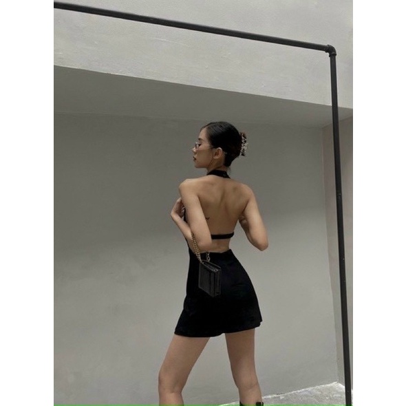 BOHOME- Đầm yếm hở lưng