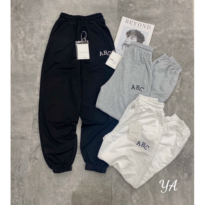 Quần boom thêu chữ ABC cưng sỉu