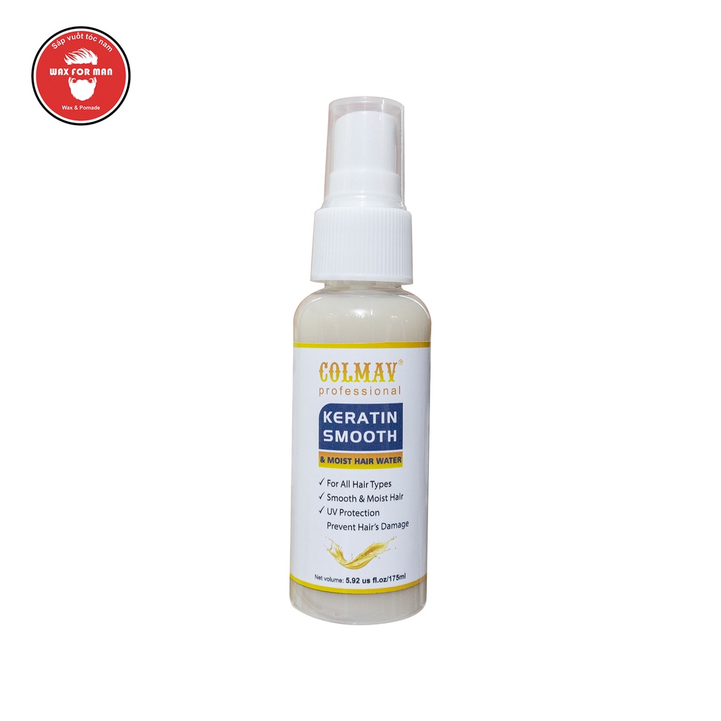 Xịt dưỡng tóc Colmav Keratin Smooth & Moist Hair Water