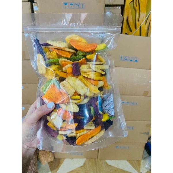 1kg Trái Cây Thập Cẩm Sấy Vỡ Thơm Ngon, Giòn Giòn