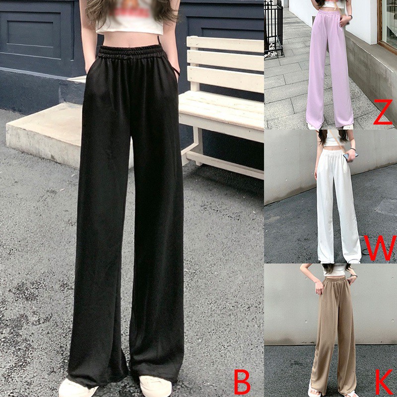 Quần Dài Ống Rộng Phong Cách Hàn Quốc Trẻ Trung Dành Cho Nữ
