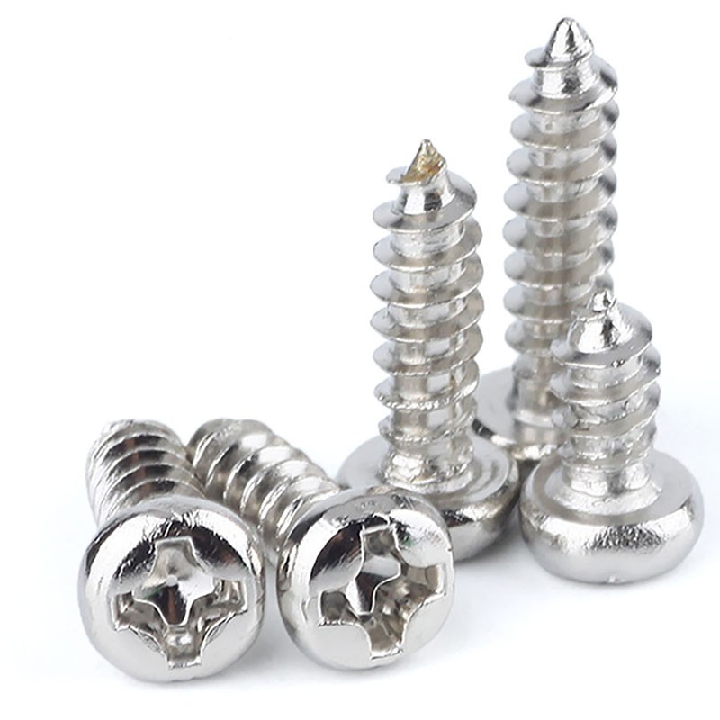 Ốc vít đầu tròn mạ niken M2.3 M2.6 M2.8 M3 M3.5 M4 chuyên dụng