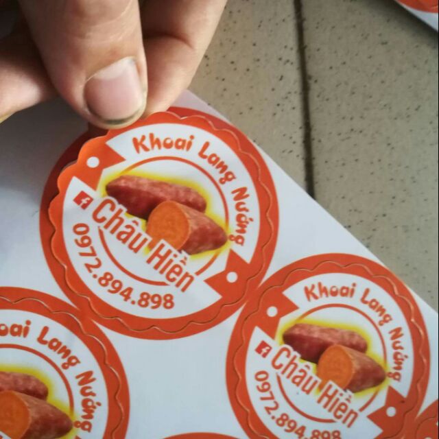 Tem nhãn decal
