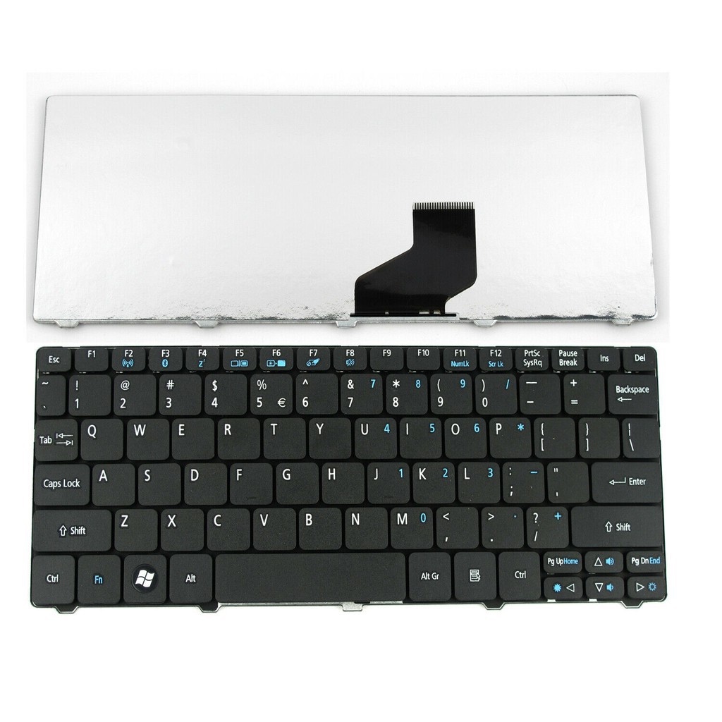 Bàn Phím Laptop Acer Aspire One D255 D255E D257 D260 D270 D532H NAV50 NAV51 NAV70 (màu đen)