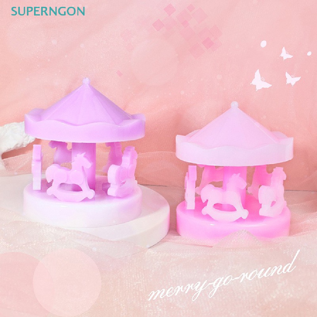 Khuôn Silicone Làm Vòng Quay Ngựa Gỗ Epoxy Resin