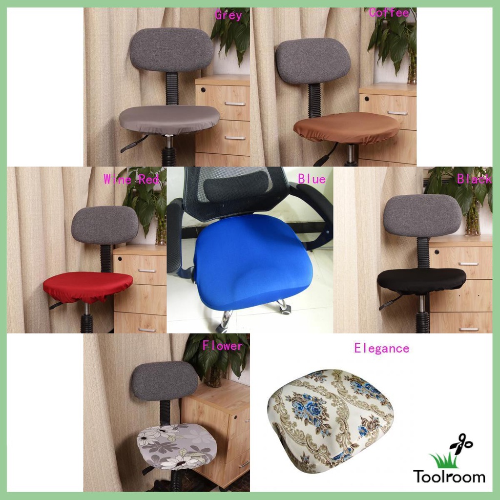 Áo bọc ghế văn phòng màu xám chất lượng