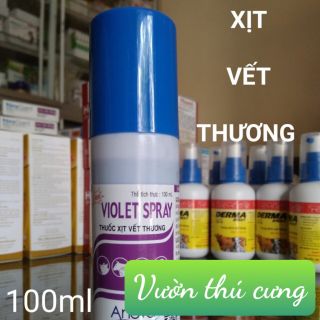 THUỐC SÁT TRÙNG VẾT THƯƠNG VIOLET SPRAY 100ml