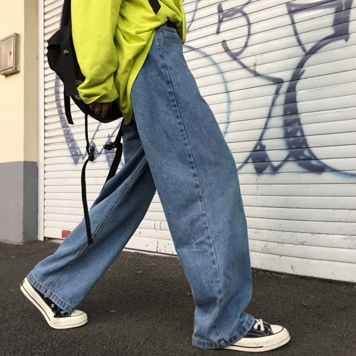 Quần jean ống rộng ulzzang