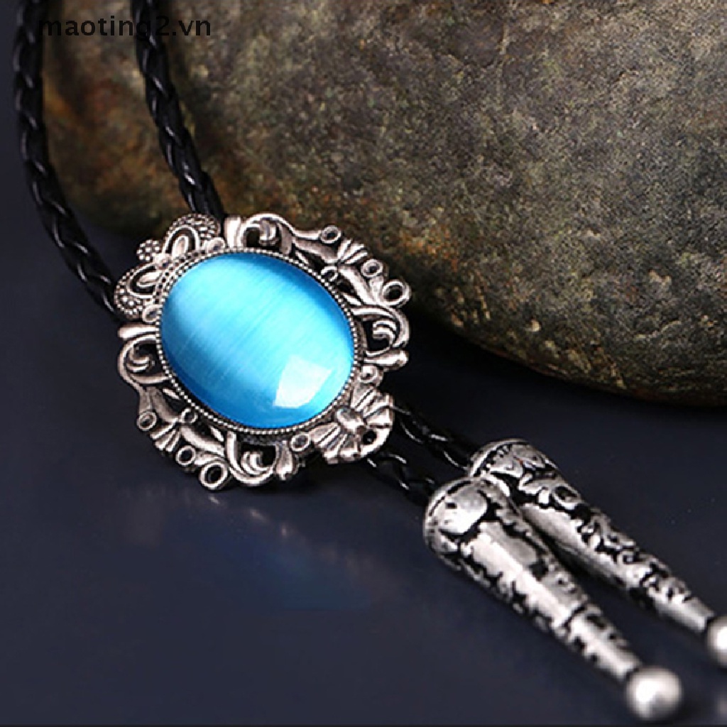 & Maoting & Mới Vòng Cổ Thắt Nơ Hình Oval Kiểu Cao Bồi Phương Tây