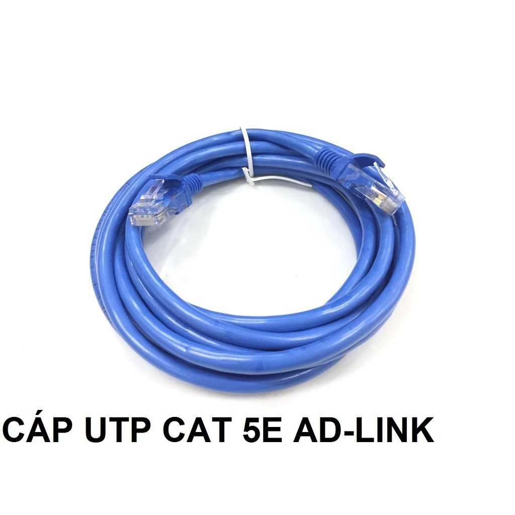 Cáp Mạng UTP Cat 5E Dây Xanh ( Bấm Sẵn 2 Đầu )Cable Lan UTP Cat 5E -1.5m