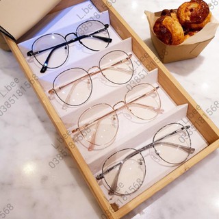 Kính mắt bầu dục kim loại thời trang nữ 29169 nhiều màu