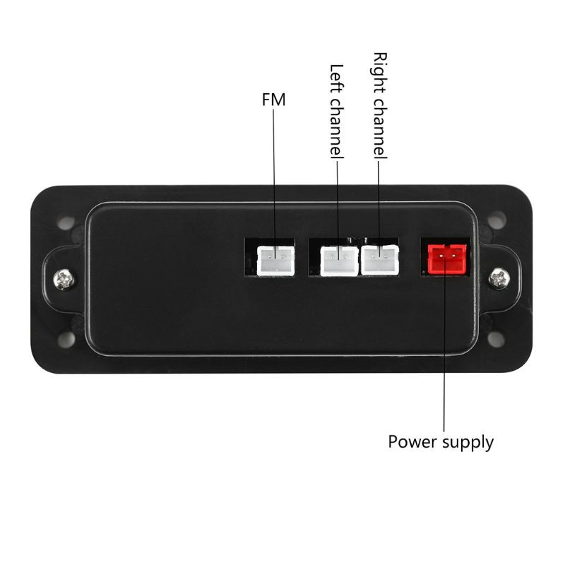 Mô Đun Bảng Mạch Giải Mã Âm Thanh Bluetooth Usb Tf Radio 2x3w Cho Xe Hơi Alli Dc 5v Mp3 Wma