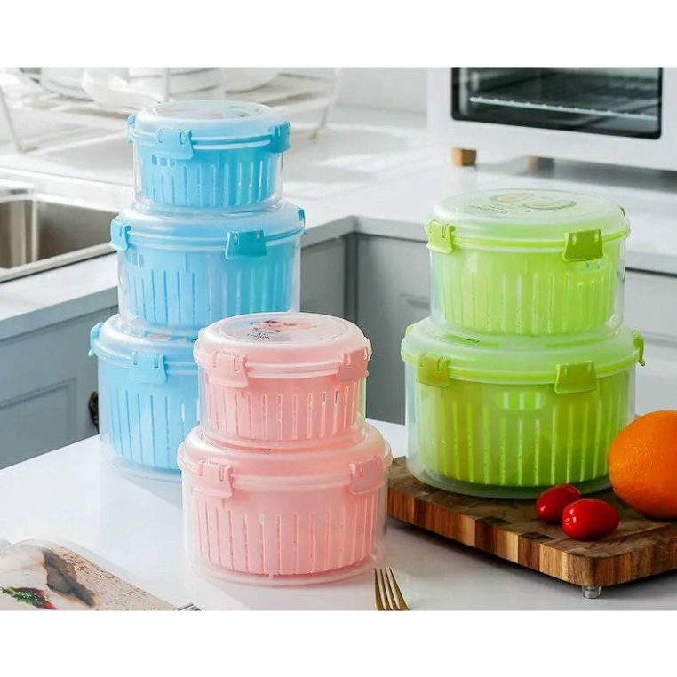 Set  Hộp  Có Nắp Để Tủ Lạnh, Màu Pastel Cực Sang, tiên dụng,  hàng chất lượng, giá phải chăng