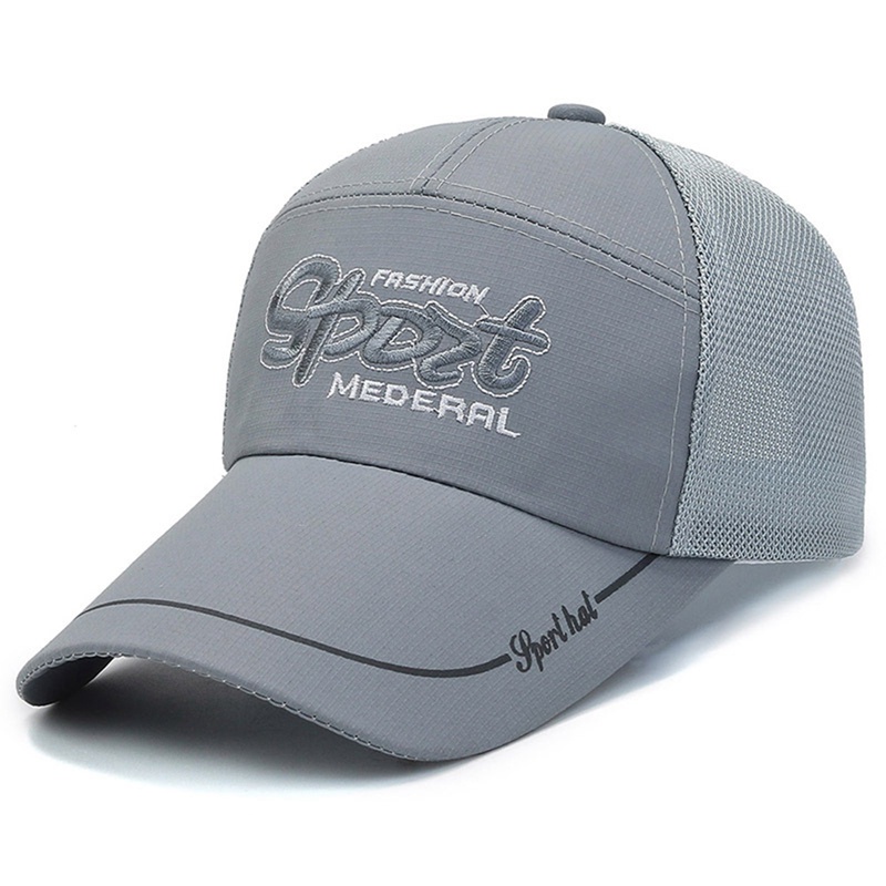 Mũ Lưỡi Trai Phối Lưới Thoáng Khí Thời Trang Unisex