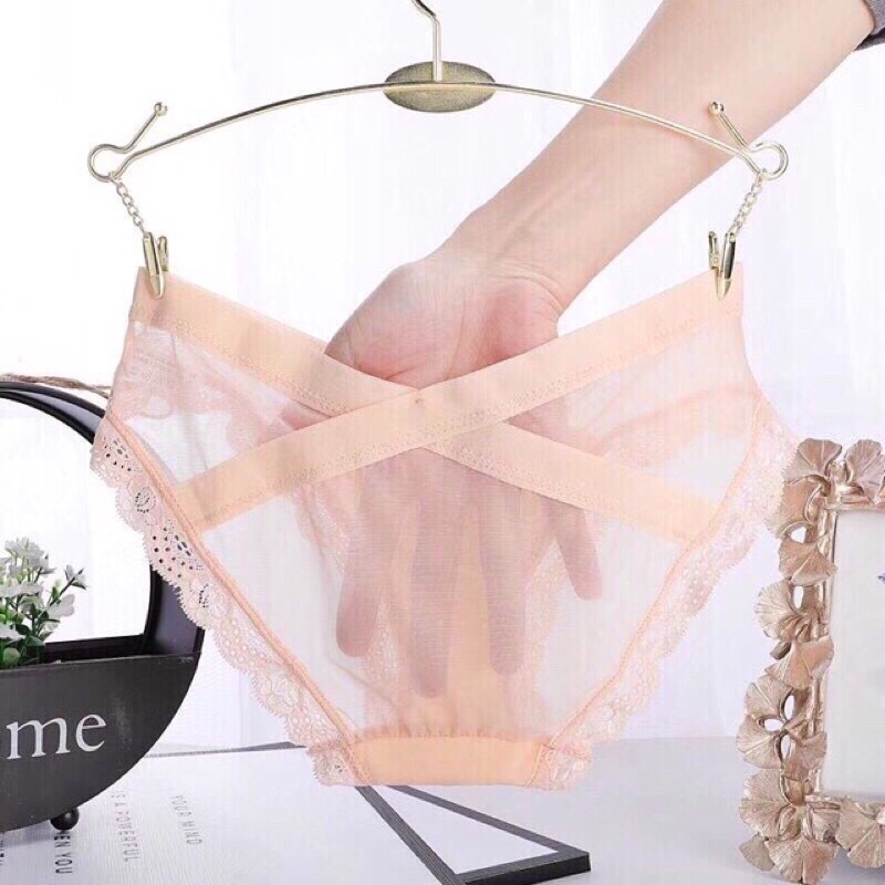 Quần lót nữ, quần lót ren nữ cạp chéo mềm mại sexy quyến rũ