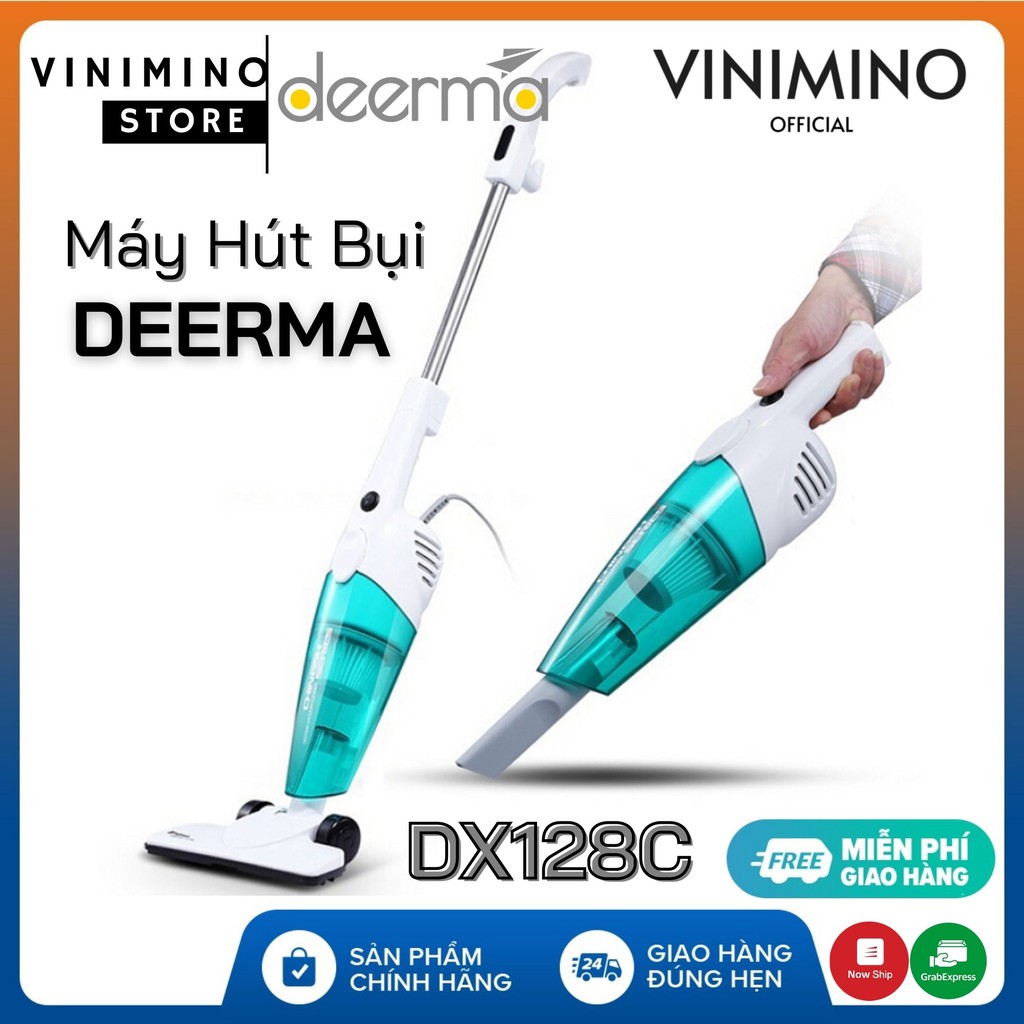 [Q. Bình Tân] Máy hút bụi DEERMA DX128C (Xanh Mint) - Hàng Xiaomi Phân Phối | Vinimino