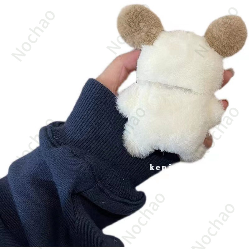 Vỏ Bảo Vệ Hộp Sạc Tai Nghe airpods pro / 3 / pro Bằng Lông Nhung Hình Chú Cún Kiểu Nhật Hàn Dễ Thương