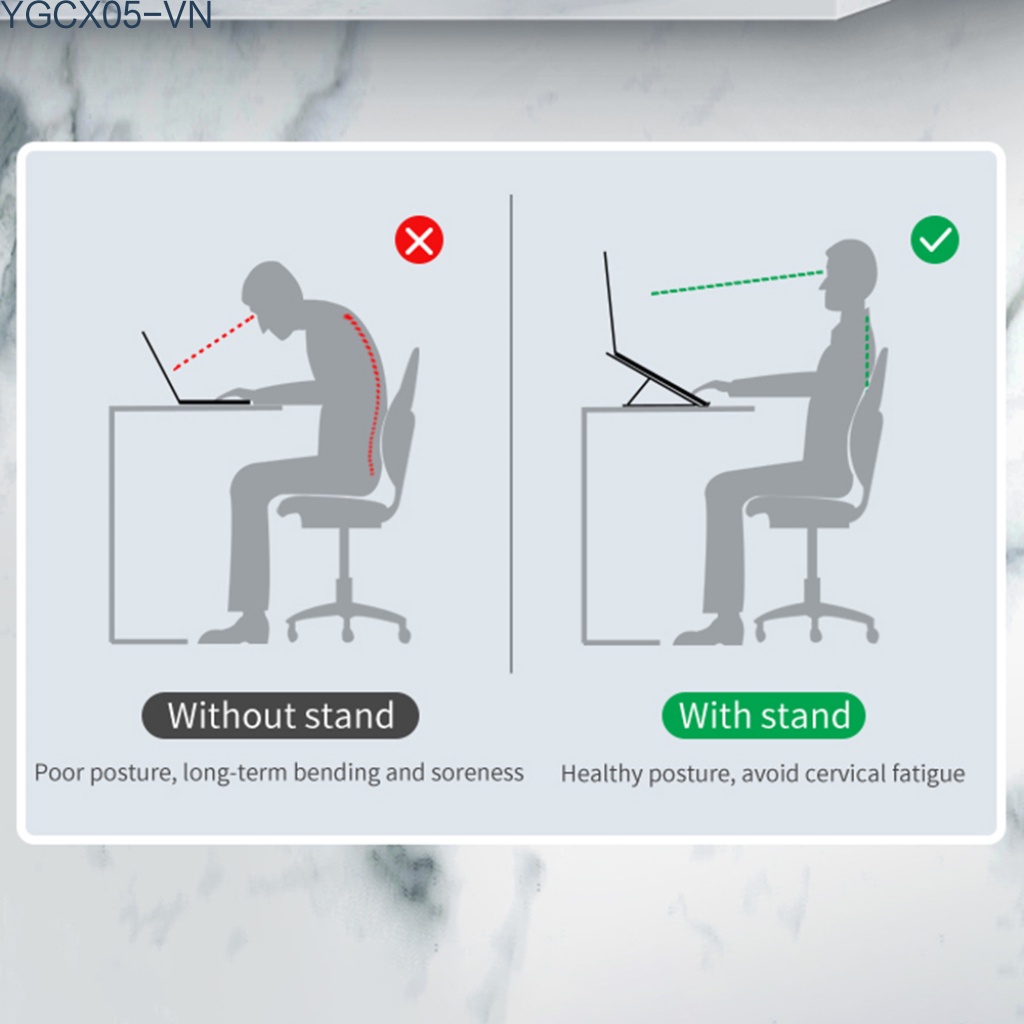 Giá Đỡ Laptop Bằng Hợp Kim Nhôm Có Thể Điều Chỉnh Và Gập Lại Tiện Dụng | BigBuy360 - bigbuy360.vn