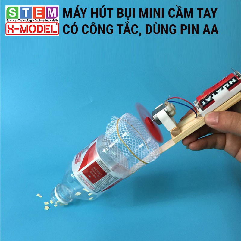 Đồ chơi thông minh, sáng tạo STEM Mô hình máy hút bụi mini X-MODEL ST59 cho bé, Đồ chơi cho bé DIY| Giáo dục STEM, STEAM