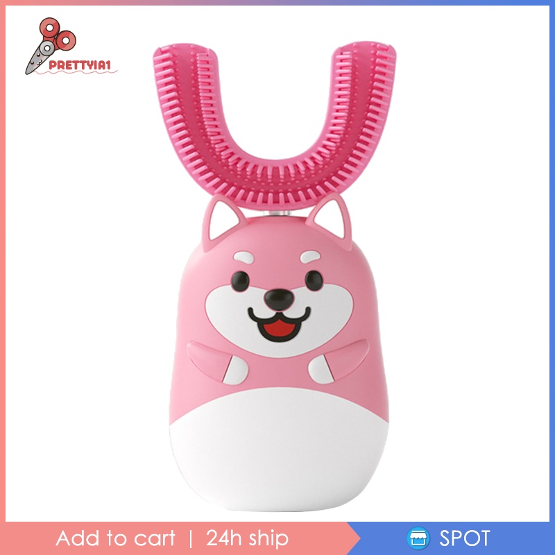 Bàn Chải Đánh Răng Điện Hình Chữ U Prettyia1 Cho Bé