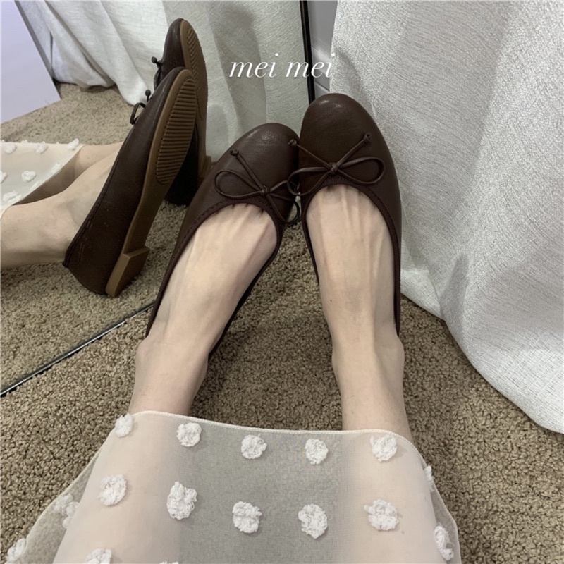 Marnisoso shoes design by Korea - Giày bệt da mềm