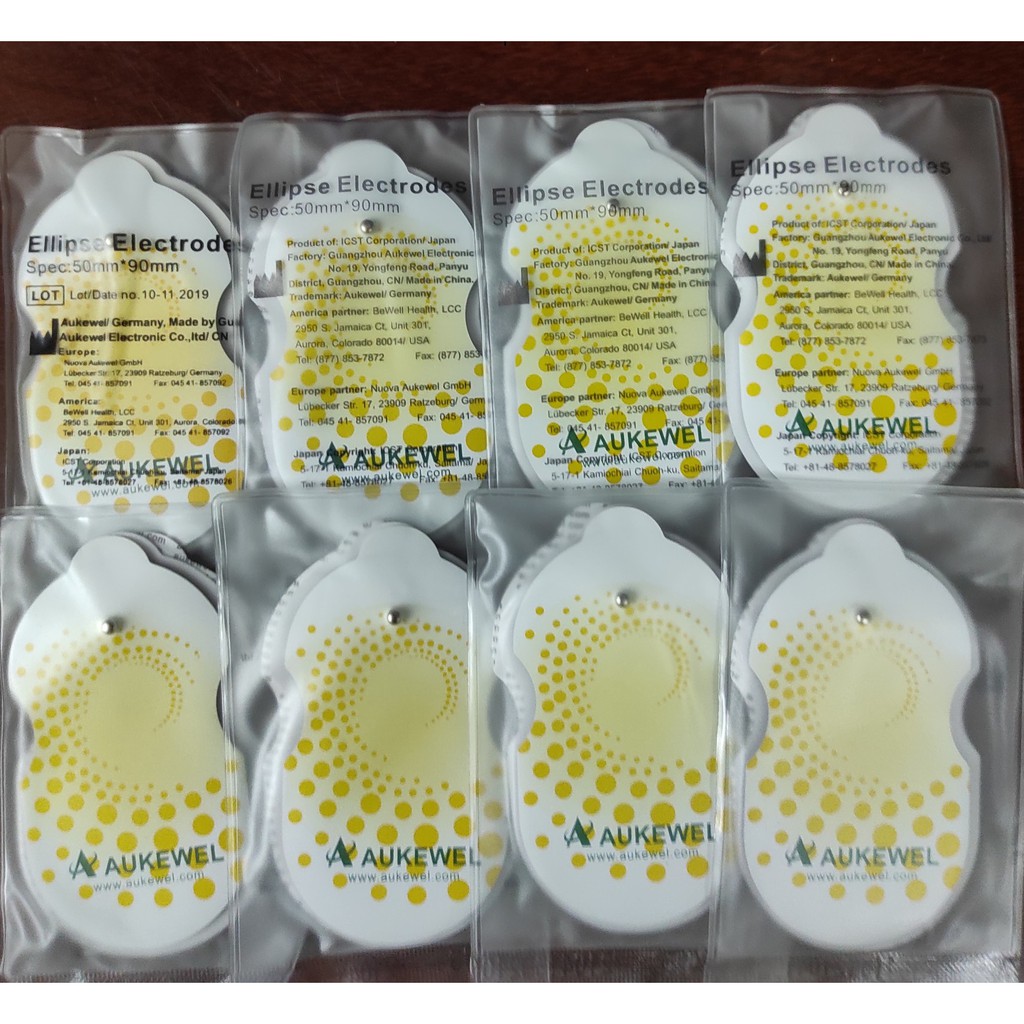 Miếng dán mát xa xung điện Aukewel loại 1 chính hãng - AK-2000, AK-2000II, AK-2000III, VIP, Dr Phone